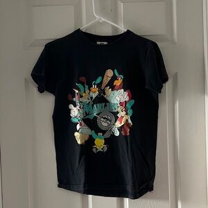 Black Kids Cartoon Graphic T-Shirt